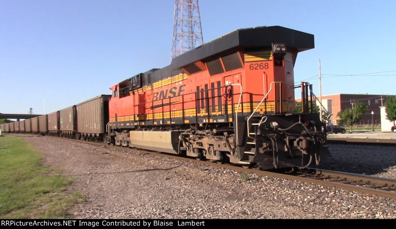 BNSF coal train DPU